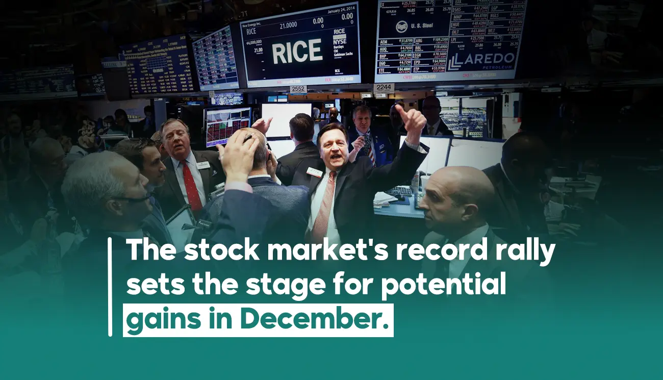 The stock market's record rally sets the stage for potential gains in December00