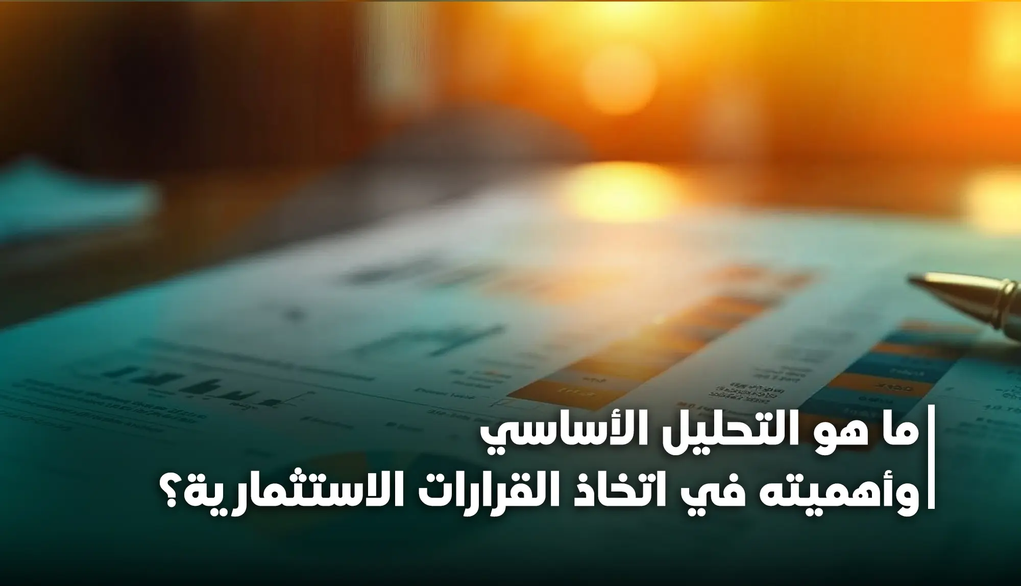 ما هو التحليل الأساسي وأهميته في اتخاذ القرارات الاستثمارية؟
