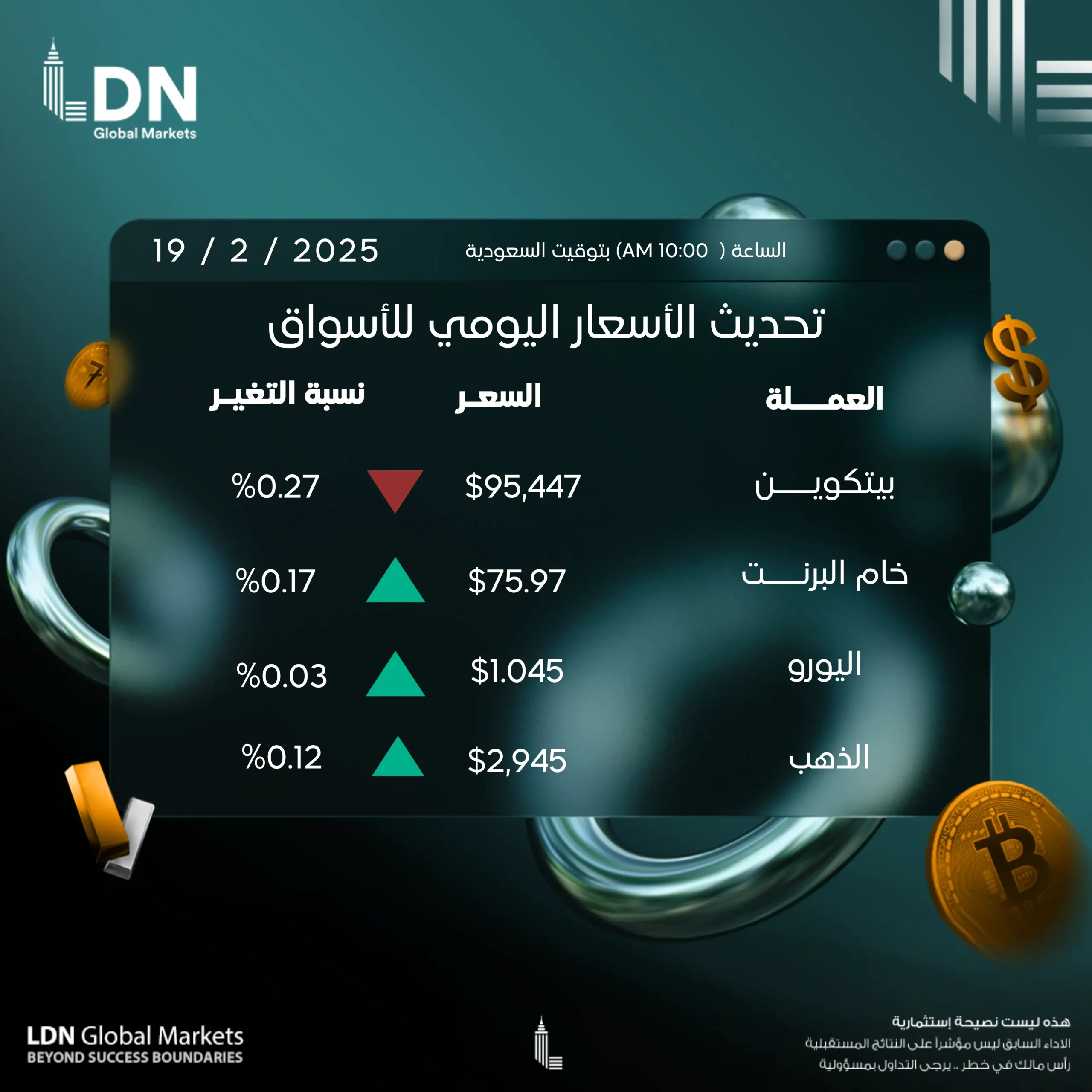 عملات رقمية 19-2-2025