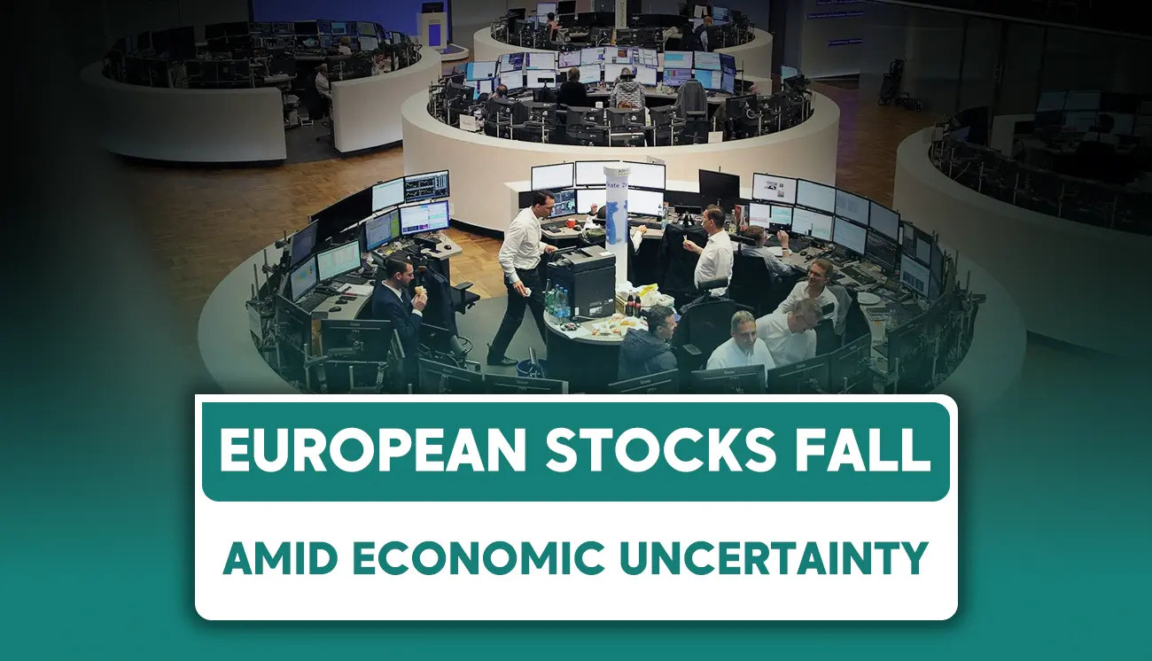 European stocks fall amid economic uncertainty