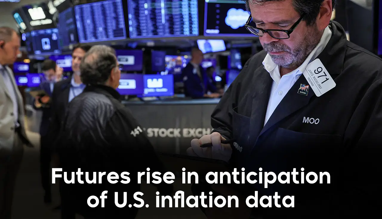 Futures rise in anticipation of U.S. inflation data