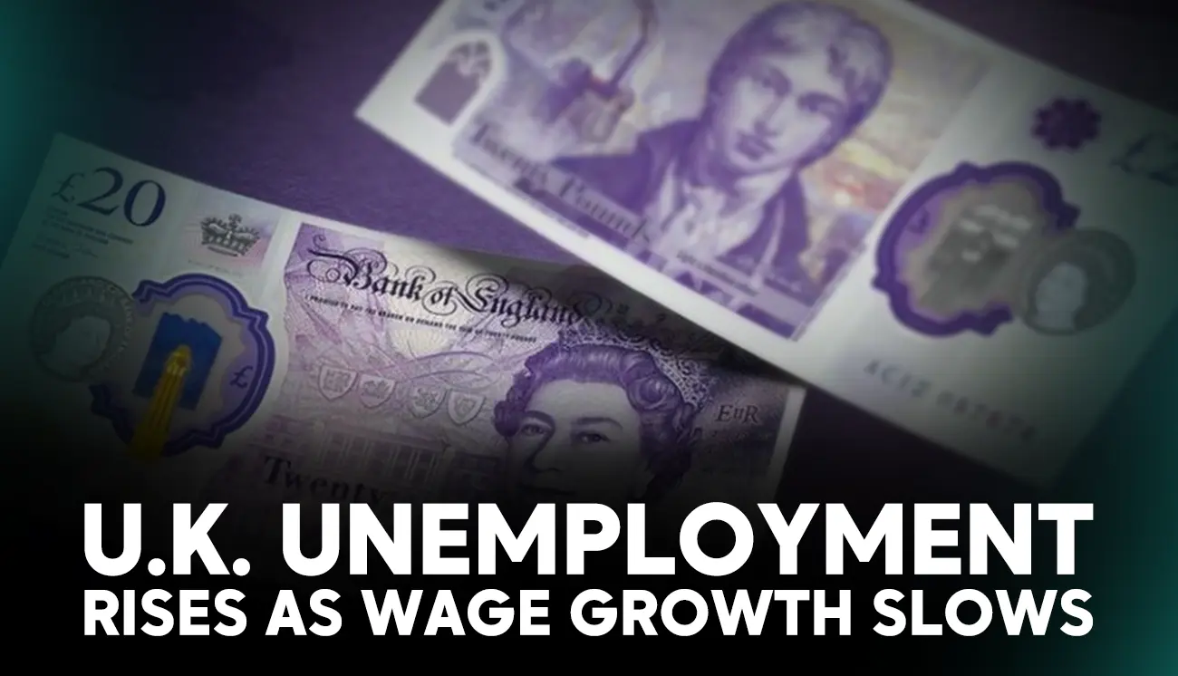 U.K. Unemployment Rises as Wage Growth Slows