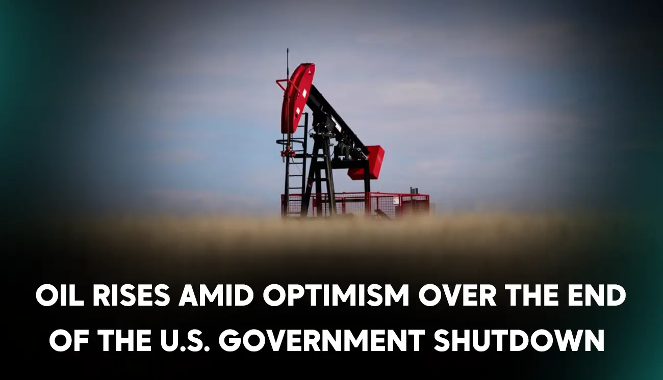 Oil rises amid optimism over the end of the U.S. government shutdown