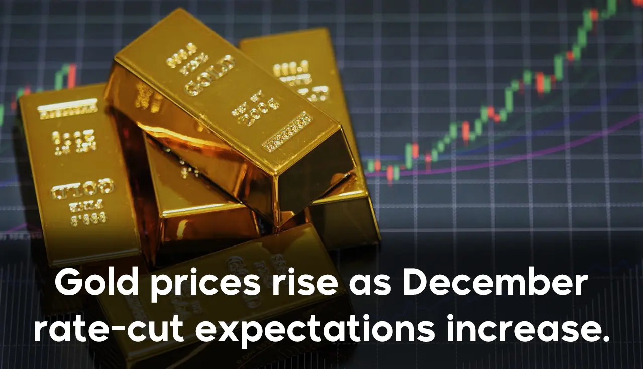 Gold prices rise as December rate-cut expectations increase