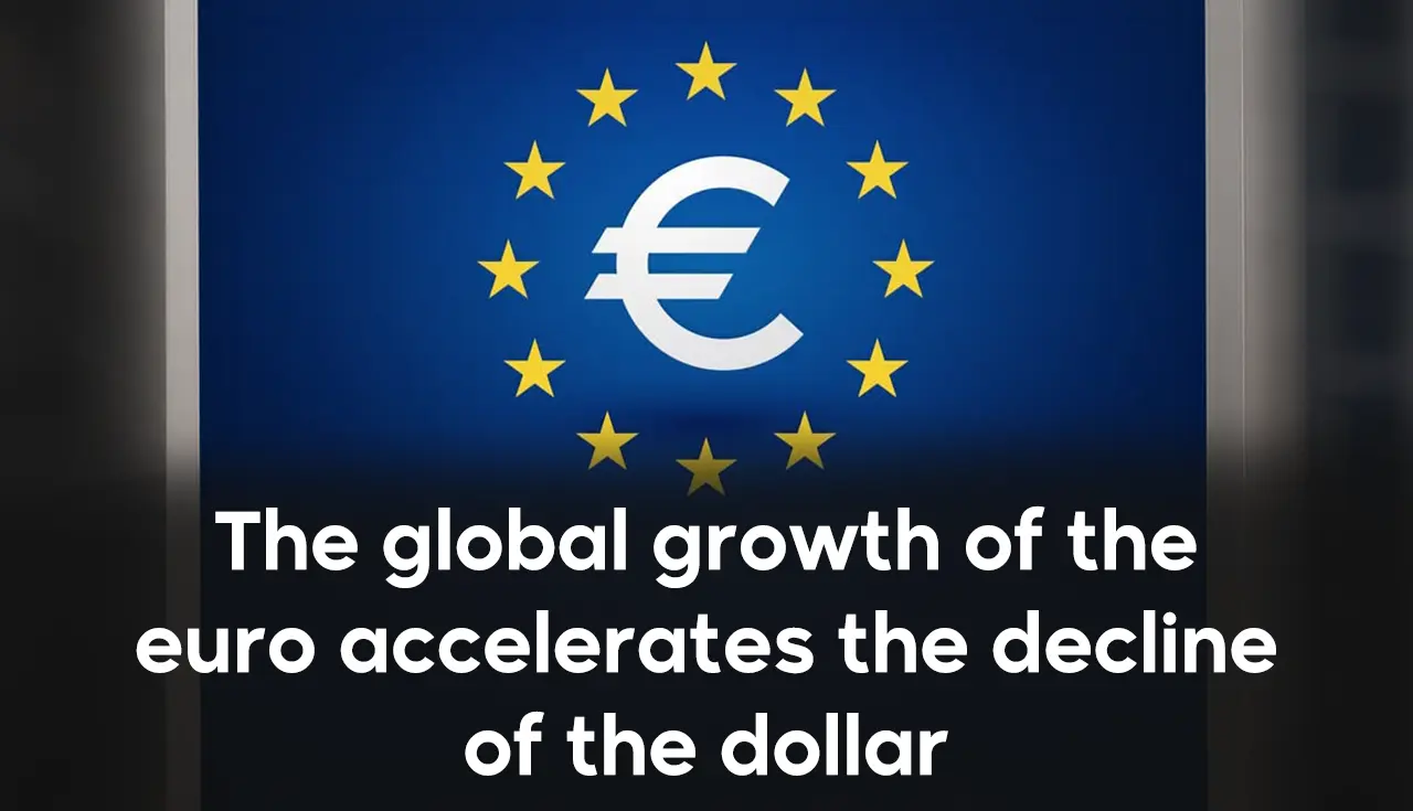 The global growth of the euro accelerates the decline of the dollar